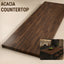 Solid Acacia Wood Countertop – Butcher Block Table Top for Desk, Workbench & Dining Table