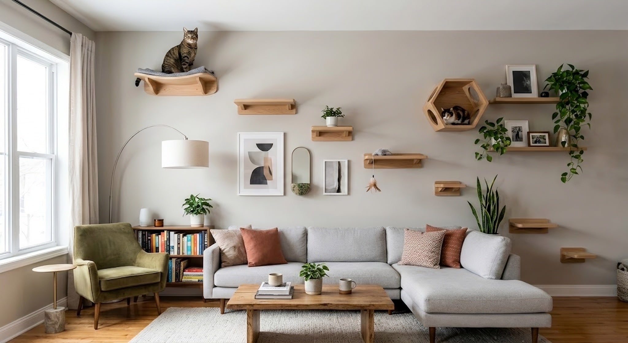 Benefits of Installing a Wall-Mounted Cat Wall System