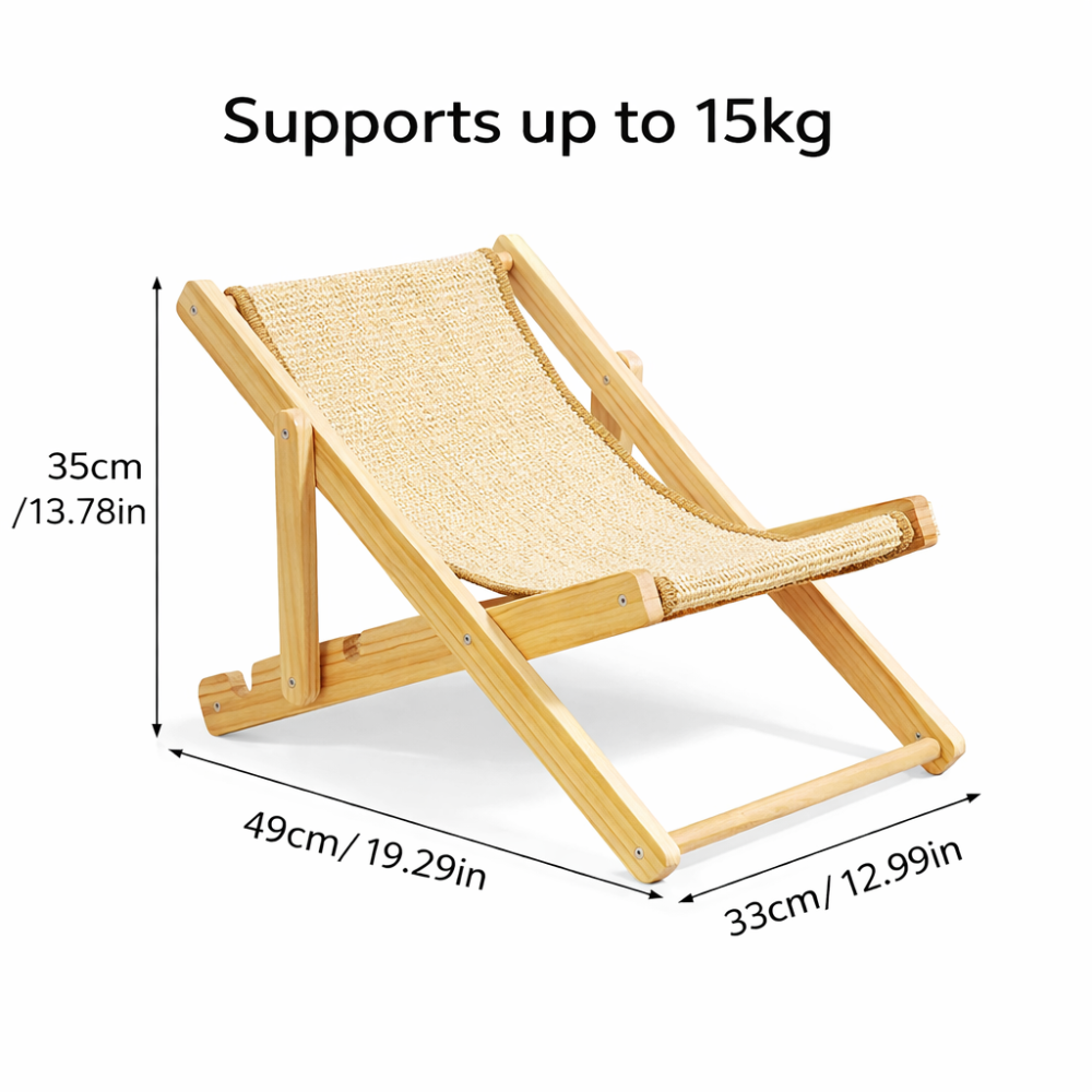 Premium Wooden Bed for Dogs & Cats Under 10kg Secondary image