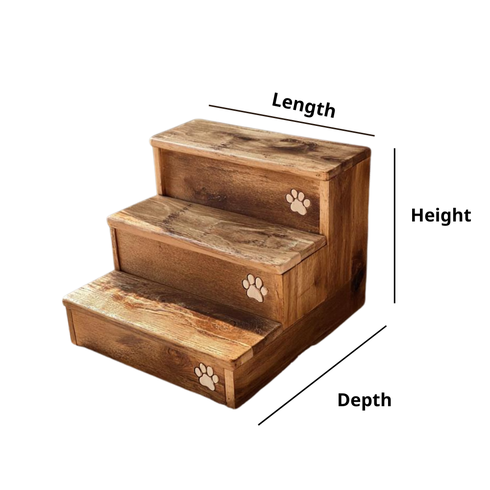 Solid Wood Wall Mounted Cat Climbing Ladder, Modern Cat Play Furniture Secondary image