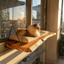 Cat Perch Wall Mouted, Wood Cat Shelf Pet Furniture
