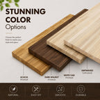 Solid Acacia Wood Countertop – Butcher Block Table Top for Desk, Workbench & Dining Table