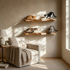 Live Edge Cat Floating Shelf, Cat Furnitur Home Decor