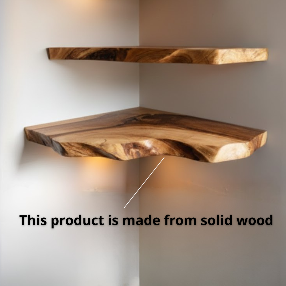 Cat Corner Floating Shelf, Wood Wall Mounted Cat Shelf Decor