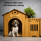 Wooden Dog House, Indoor Pet Furniture for Modern Homes