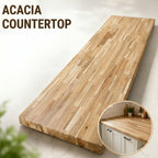 Natural Solid Wood Butcher Block Countertop – DIY Kitchen Counter, Desk & Workbench Top