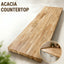 Natural Solid Wood Butcher Block Countertop – DIY Kitchen Counter, Desk & Workbench Top