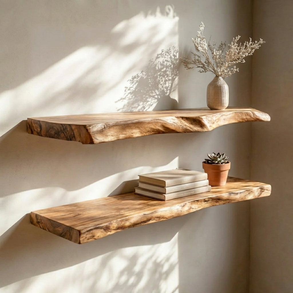 Live Edge Cat Floating Shelf, Cat Furnitur Home Decor