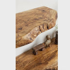 Solid Wood Floating Shelf, Minimalist Wall Mounted Shelf for Modern Home Decor